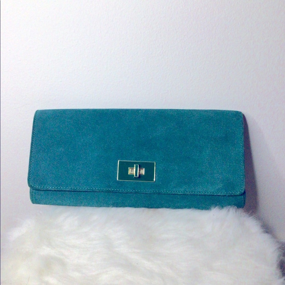 Green Clutch by Banana Republic